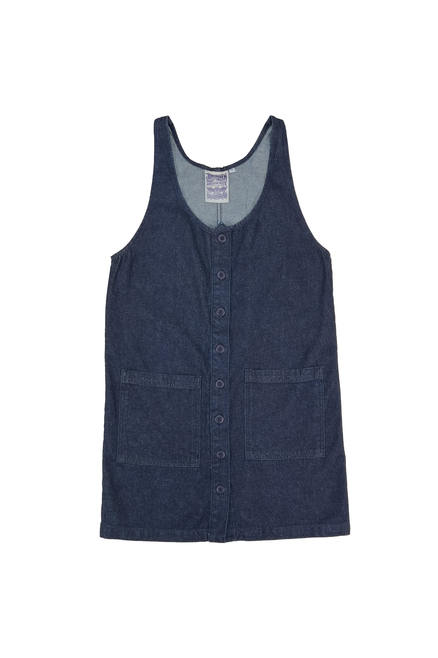 Denim Jumper Dress - Image 9