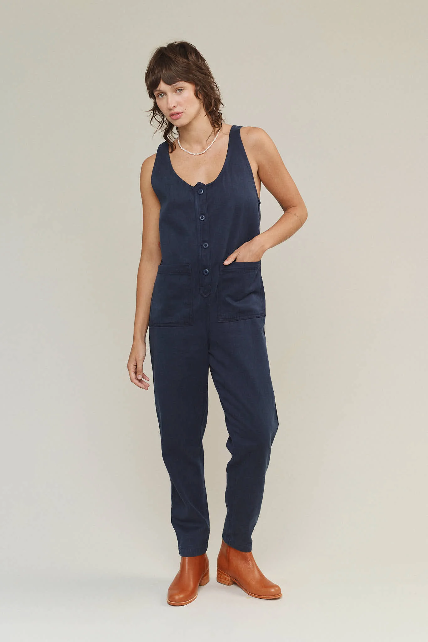 Button Front Jumper - Image 3