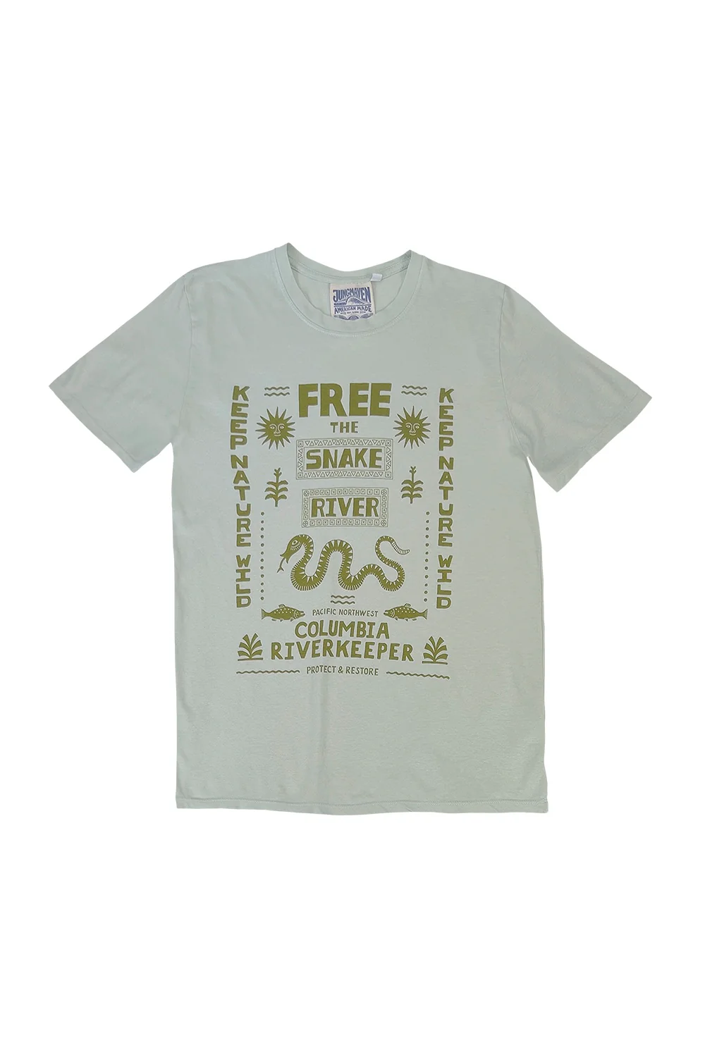 Free The Snake River Basic Tee - Image 5