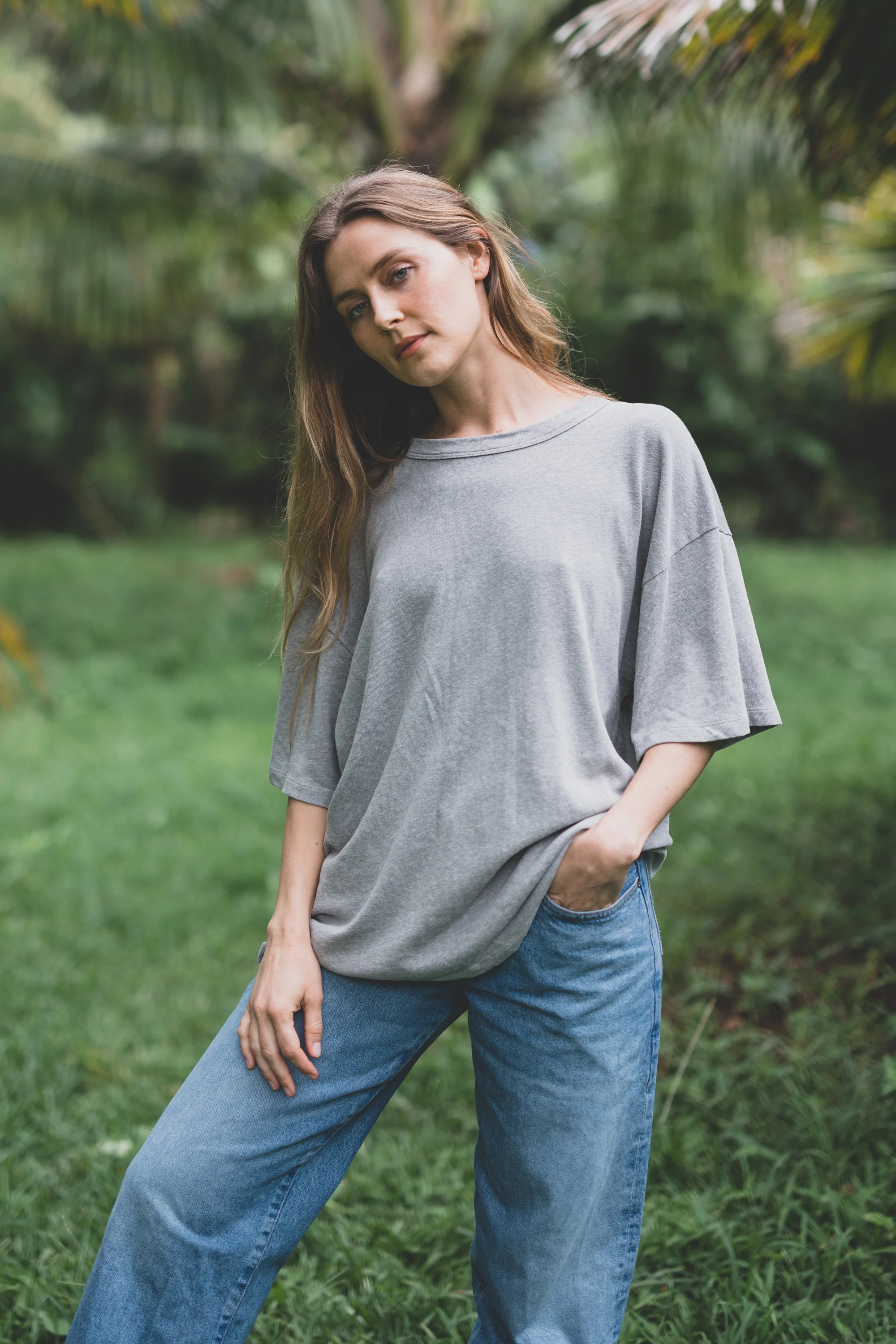 Heathered Vernon Oversized Tee - Image 9