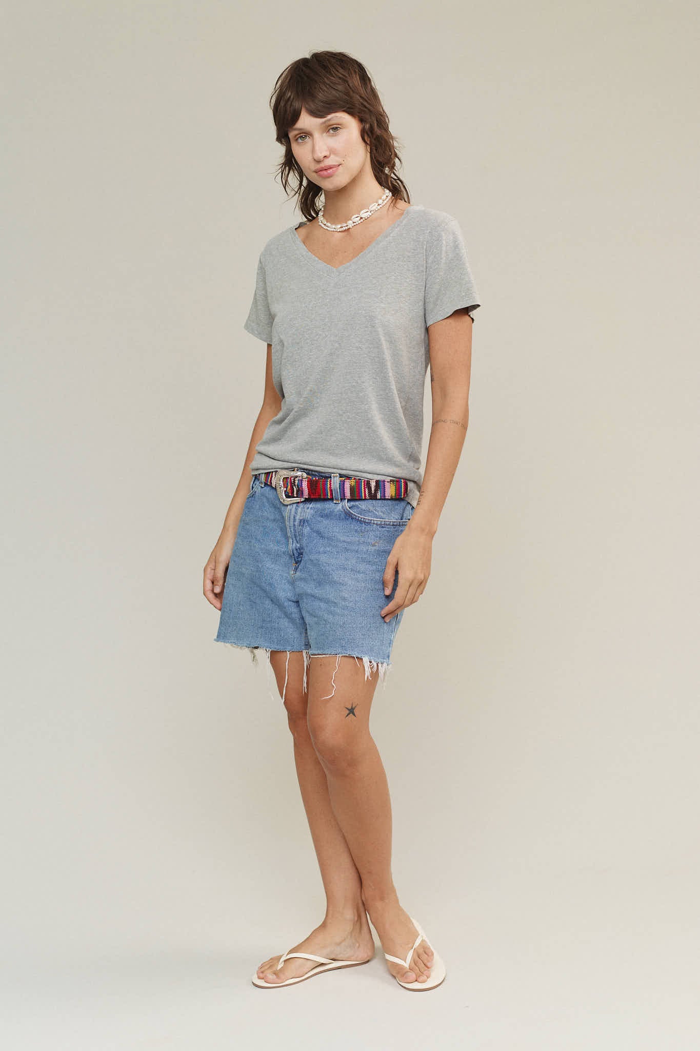 Heathered Paige V-neck - Image 3