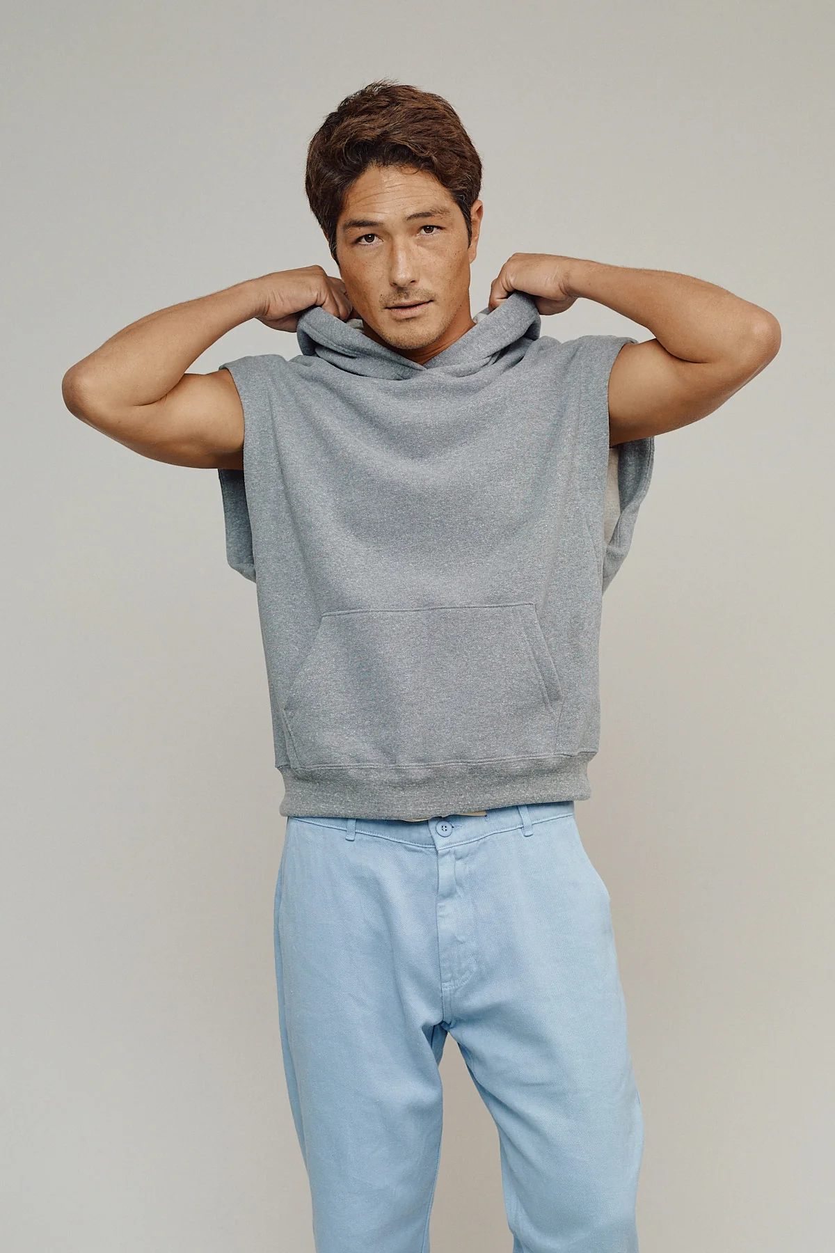 Heathered Balboa Hooded Sweatshirt - Image 3