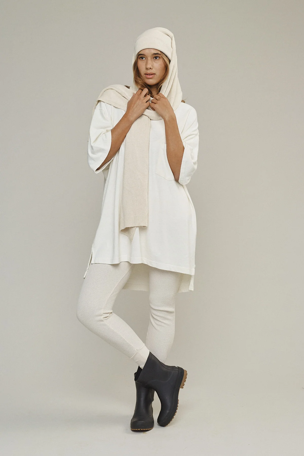 Hemp Wool Scarf - Image 3